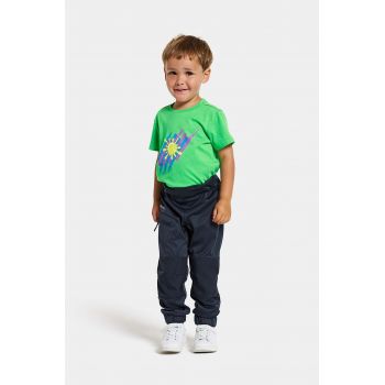 Didriksons pantaloni copii LÖVET KIDS PANT 8 culoarea albastru marin