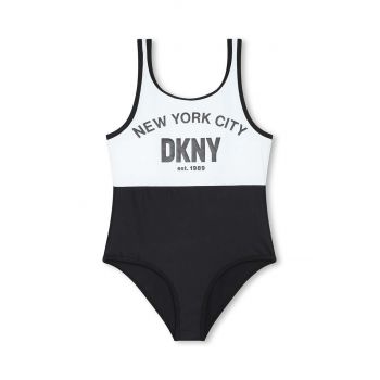 Dkny costum de baie dintr-o bucată pentru copii culoarea negru