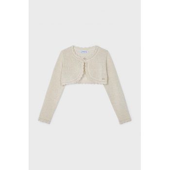 Mayoral cardigan copii culoarea bej, light