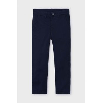 Mayoral pantaloni copii culoarea albastru marin, neted