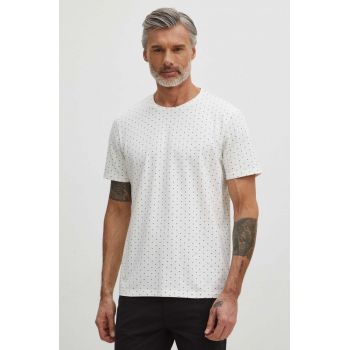 Medicine tricou din bumbac barbati, culoarea bej