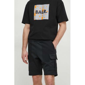 BALR. pantaloni scurti barbati, culoarea negru