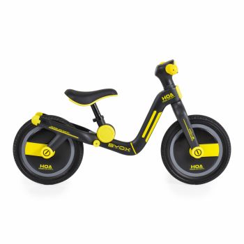 Bicicleta fara pedale Byox cu sa reglabila Harly 12inch Yellow ieftina