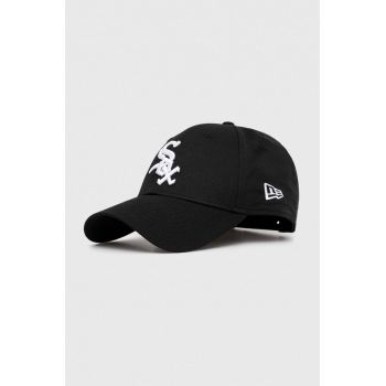 New Era sapca culoarea negru, cu imprimeu, CHICAGO WHITE SOX