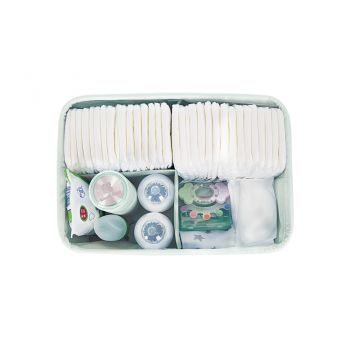 Organizator scutece si accesorii KikkaBoo Bear with me Mint