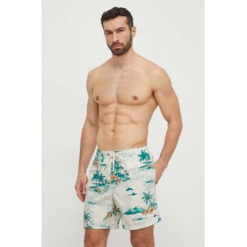 Quiksilver pantaloni scurti de baie culoarea bej ieftin