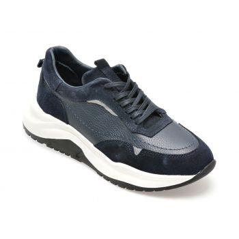 Pantofi sport GRYXX bleumarin, M6290R1, din piele naturala de firma originali
