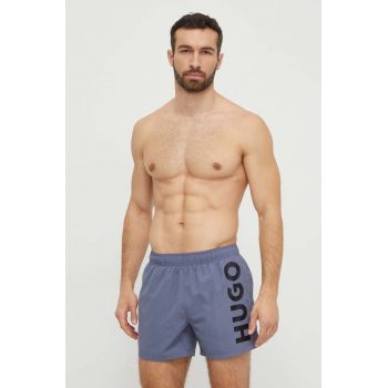 HUGO pantaloni scurți de baie culoarea gri 50513980