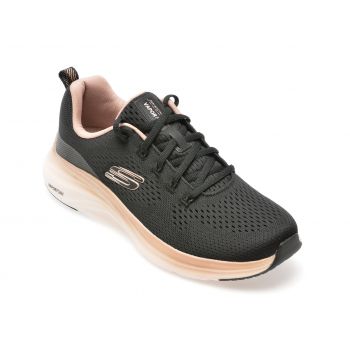 Pantofi sport SKECHERS negri, VAPOR FOAM, din material textil