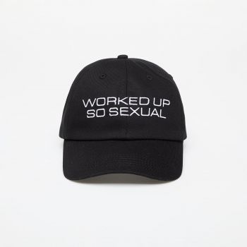 PLEASURES Worked Up Polo Cap Black