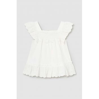 Mayoral bluza bebe culoarea bej, neted