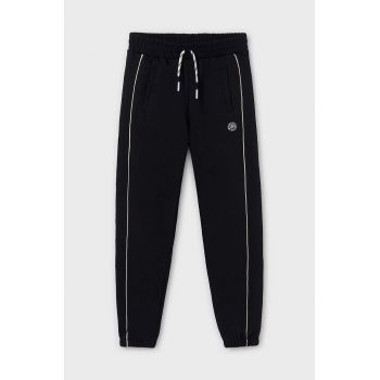 Mayoral pantaloni de trening pentru copii culoarea negru, neted