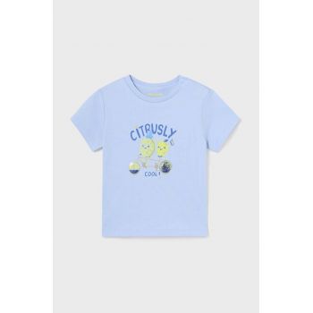 Mayoral tricou din bumbac pentru bebelusi cu imprimeu