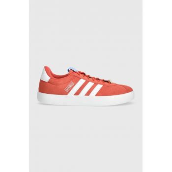 adidas sneakers din piele VL COURT 3.0 culoarea portocaliu ID9073