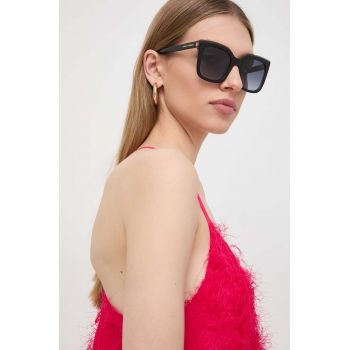 Carolina Herrera ochelari de soare femei, culoarea negru