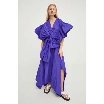 MMC STUDIO rochie culoarea violet, mini, oversize