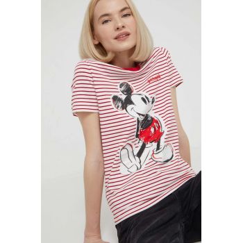 Desigual tricou x Disney femei, culoarea rosu