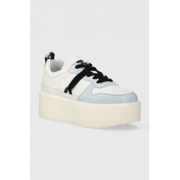 Inuikii sneakers din piele Colette Low culoarea alb 30102-800