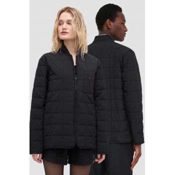 Rains geaca 19400 Jackets culoarea negru, de tranzitie