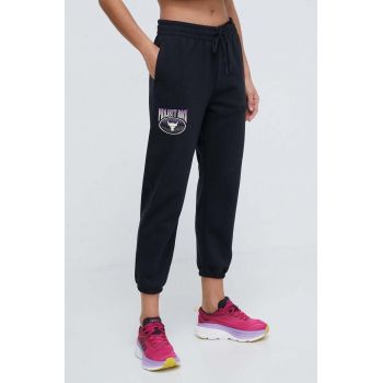 Under Armour pantaloni de trening Project Rock culoarea negru, cu imprimeu