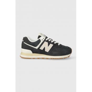 New Balance sneakers 574 culoarea gri, WL574QF2