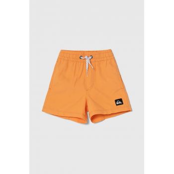 Quiksilver pantaloni scurti de baie copii SOLID BOY 12 culoarea portocaliu ieftini
