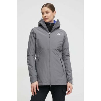 The North Face jacheta de exterior Hikesteller Parka Shell culoarea gri