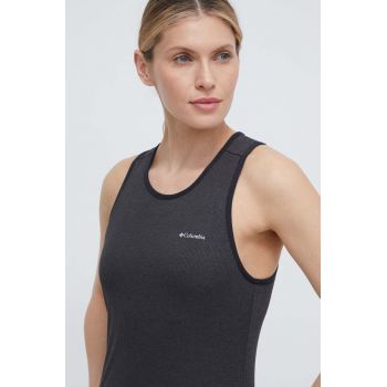 Columbia top sport Move femei, culoarea gri 2072971