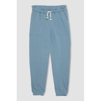 Pantaloni de trening din bumbac cu snur ieftini