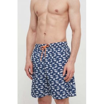 Paul&Shark pantaloni scurti de baie culoarea albastru marin