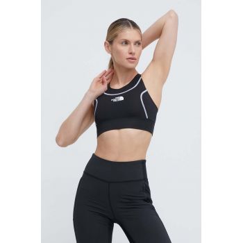 The North Face sutien sport Hakuun culoarea negru, modelator