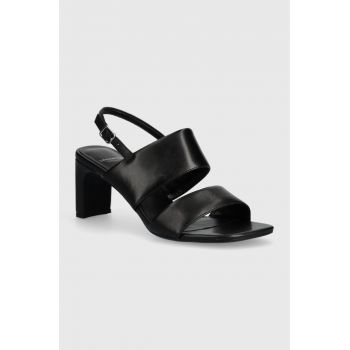 Vagabond Shoemakers sandale de piele LUISA culoarea negru