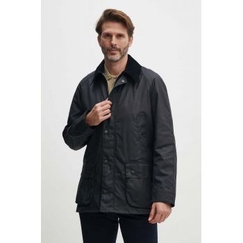 Barbour geaca barbati, culoarea albastru marin, de tranzitie