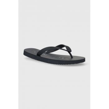 Tommy Jeans slapi TJM BEACH FLIP FLOP barbati, culoarea albastru marin, EM0EM01392