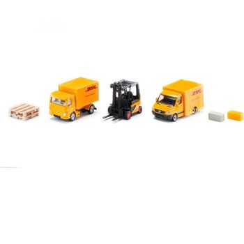 Jucarie SUPER DHL logistics set, model vehicle