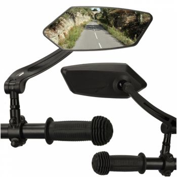 Set 2 oglinzi retrovizoare de ghidaj pentru biciclete cu rotire 360 grade