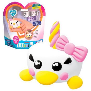 Set Air Clay cu Argila Usoara pentru Modelaj Lovin 6 Culori Squishy Hero Teensy-Weensy