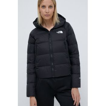 The North Face geaca femei, culoarea negru, de iarna