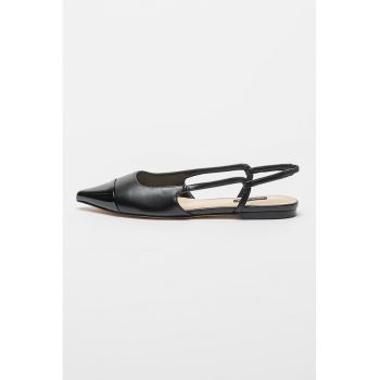 Balerini slingback din piele ecologica Babee