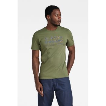 Tricou slim fit de bumbac organic