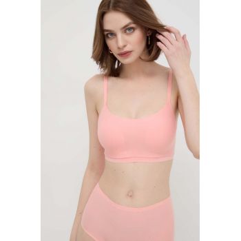 Chantelle sutien SOFT STRETCH culoarea portocaliu, neted