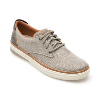 Pantofi casual SKECHERS gri, HYLAND, din material textil