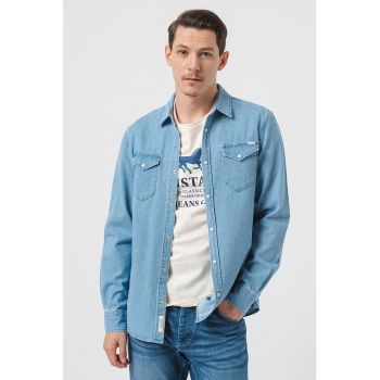 Camasa din material chambray Duver