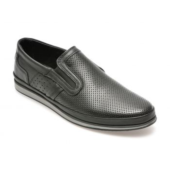 Pantofi casual GRYXX negri, M63031, din piele naturala de firma originali