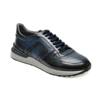 Pantofi casual LE COLONEL, albastri, 664011, piele naturala