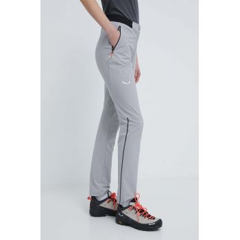 Salewa pantaloni de exterior Pedroc 4 DST culoarea gri