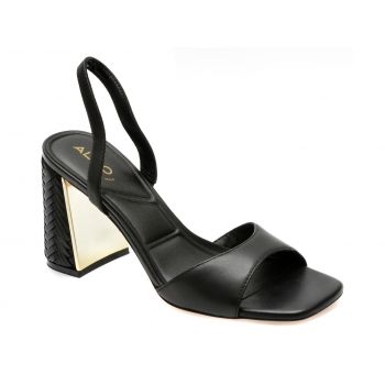 Sandale elegante ALDO negre, MIRALE0011, din piele naturala ieftine