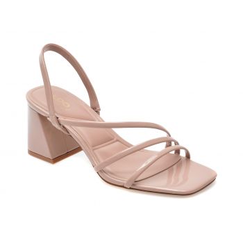 Sandale elegante ALDO roz, ATLANTICUS690, din piele ecologica