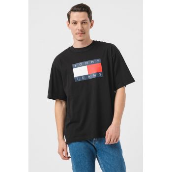 Tricou supradimensionat Skate Flag