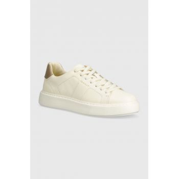 Gant sneakers din piele Zonick culoarea bej, 28631540.G154